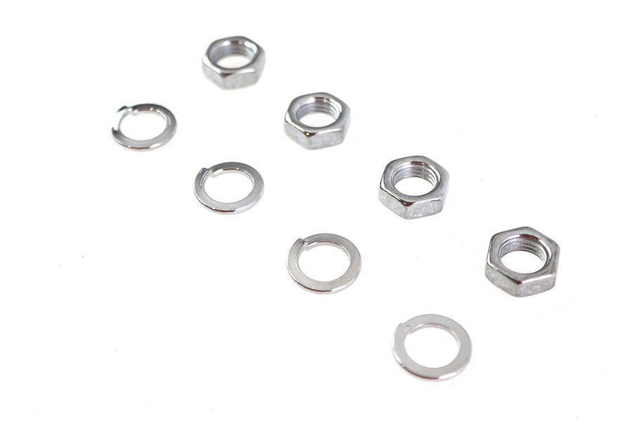 Colony - Rocker Arm Shaft Chrome End Nut Kit