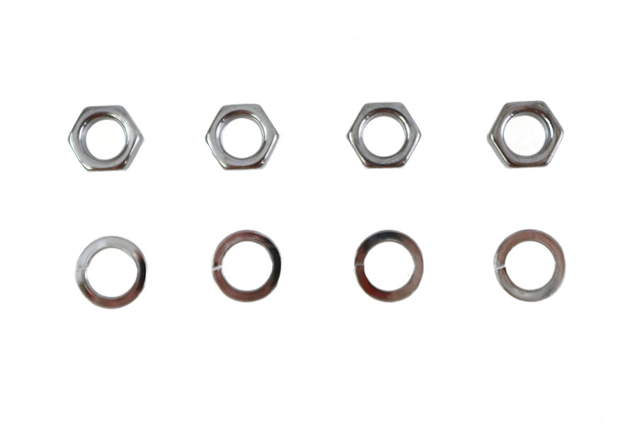 Colony - Rocker Arm Shaft Chrome End Nut Kit