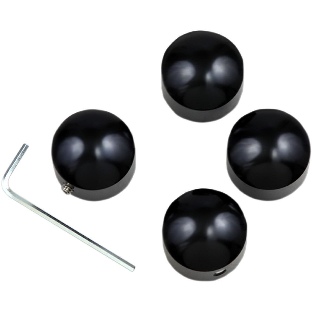 Drag Specialties - Head Bolt Covers - Black