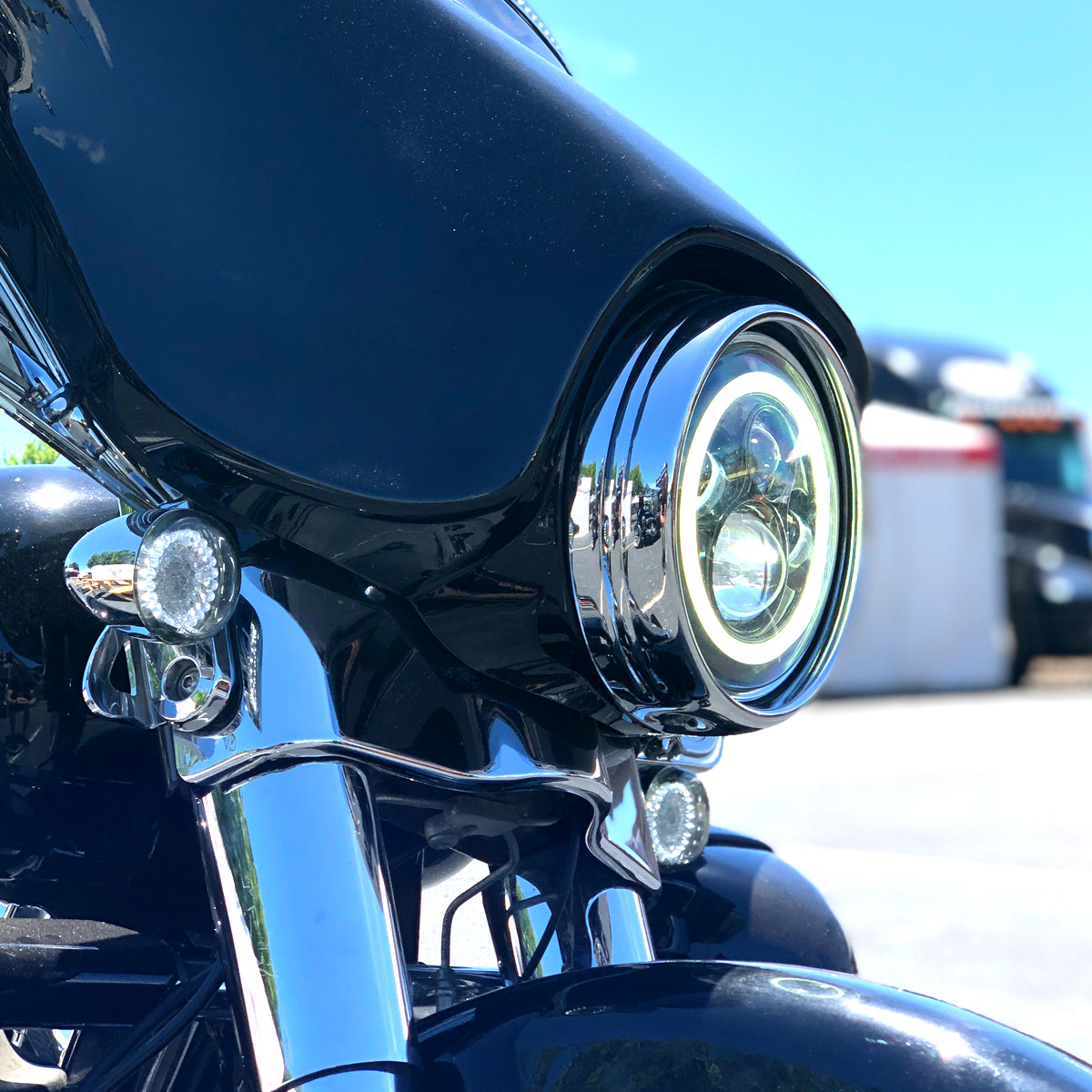 Hogworks Headlight Trim Ring for Harley® Touring '94-'25
