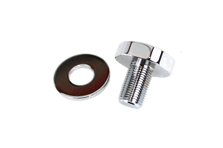 V-Twin - Chrome Domed Fork Triple Tree Stem Nut