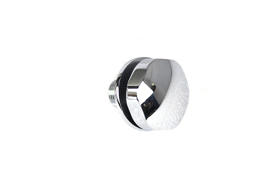 V-Twin - Chrome Domed Fork Triple Tree Stem Nut