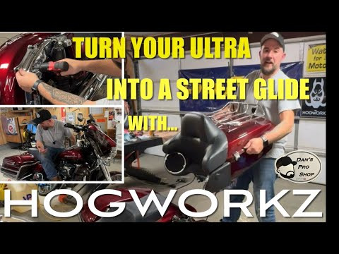 Hogworks Detachable Tour Pack Luggage Conversion Kit for Harley® Touring '14-'25