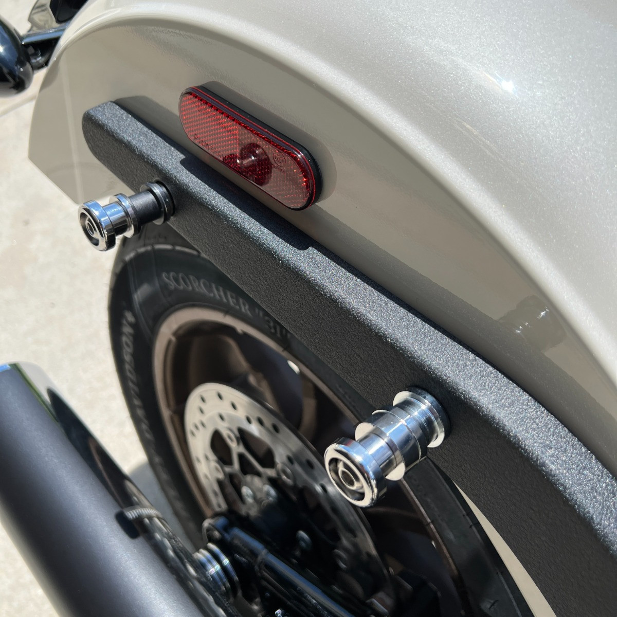 Hogworks Two Up Tour Pack Mount for Harley® Softail Low Rider / Sport Glide '18-'25