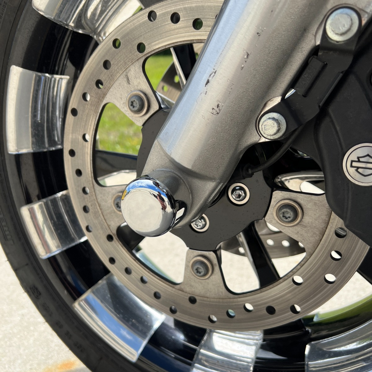 Hogworks Front Axle Nut Covers for Harley-davidson® Motorcycles