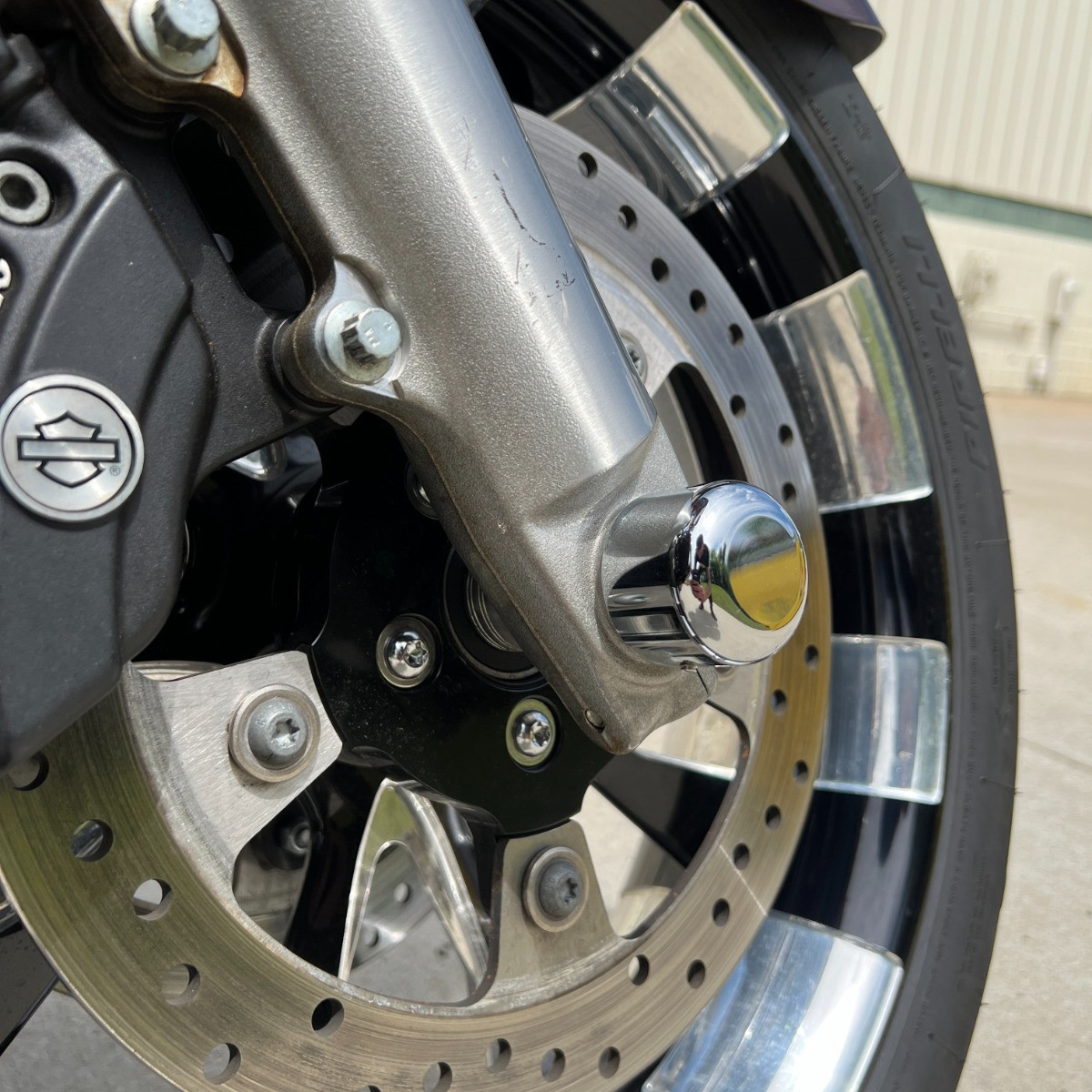 Hogworks Front Axle Nut Covers for Harley-davidson® Motorcycles