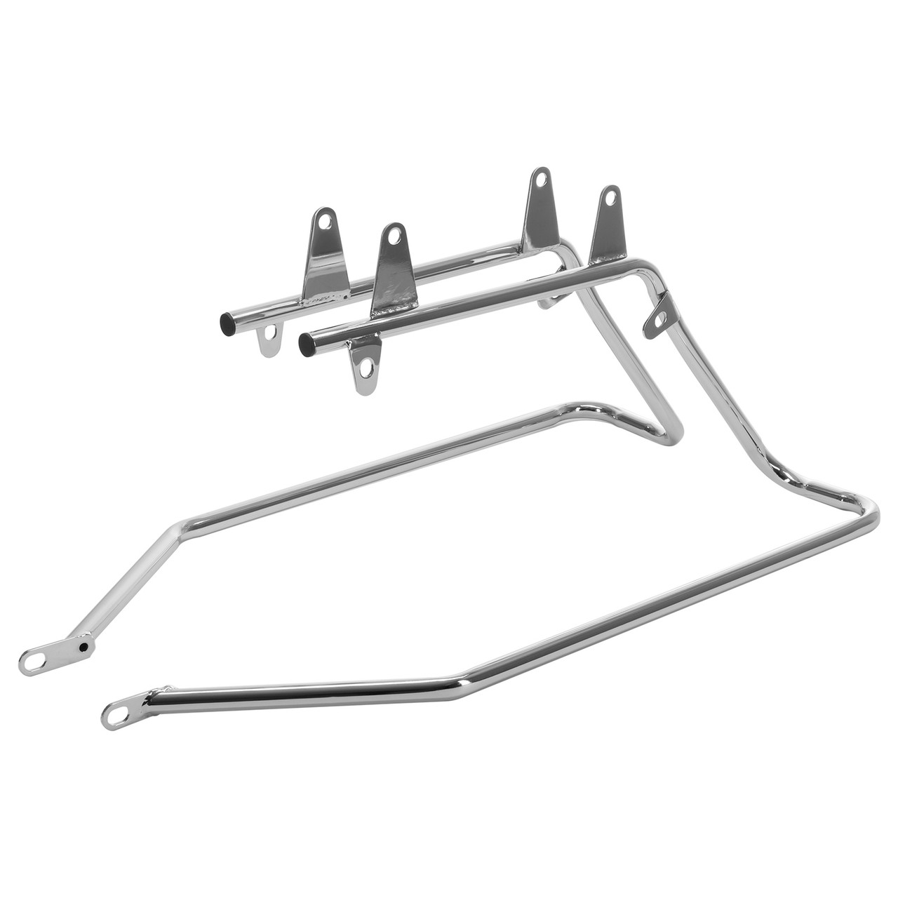 Hogworks Standard Saddlebag Conversion Kit w/ Chrome Hardware for Harley® Softail '84-'17