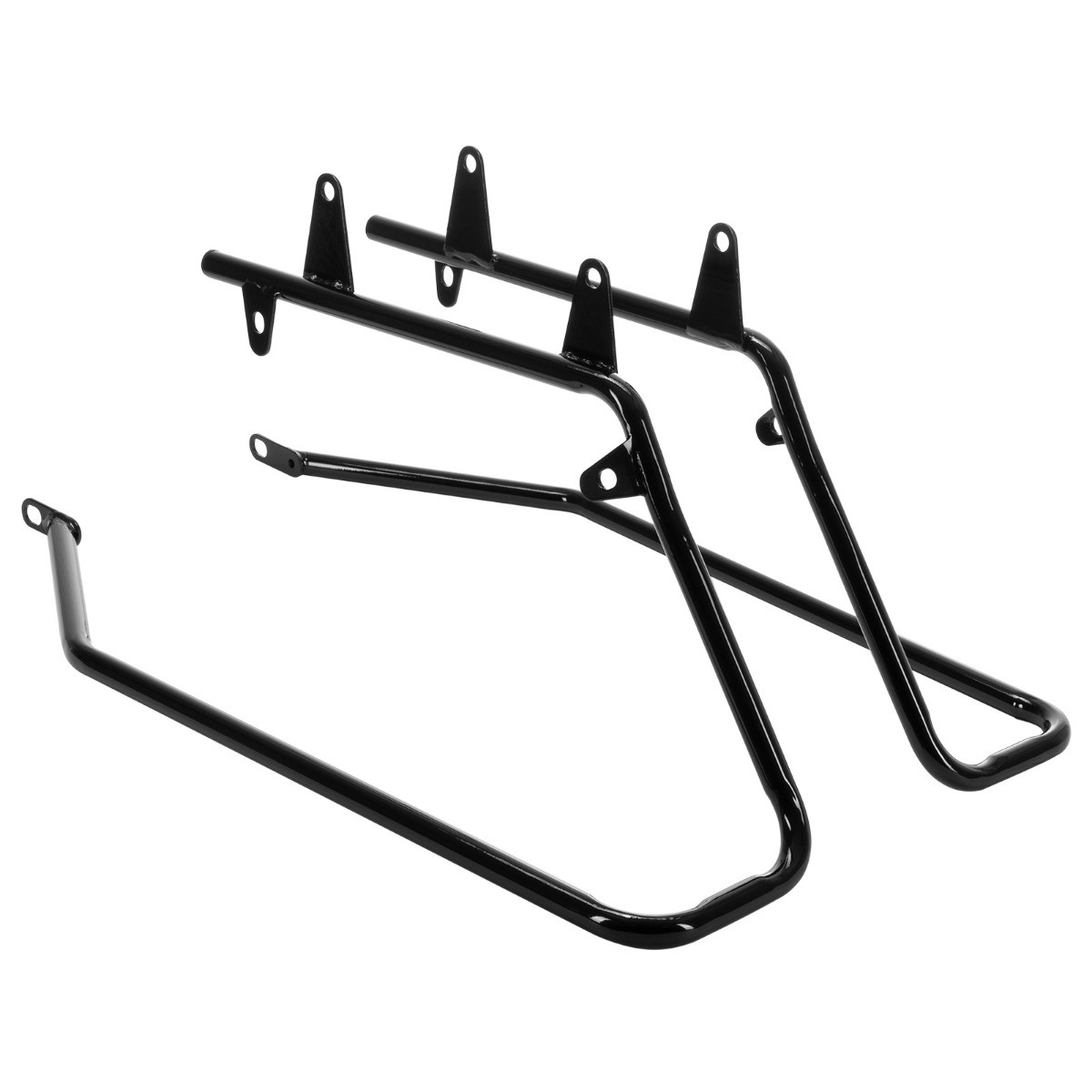 Hogworks Stretched Saddlebag Conversion Kit w/ Black Hardware for Harley® Softail '18-'25
