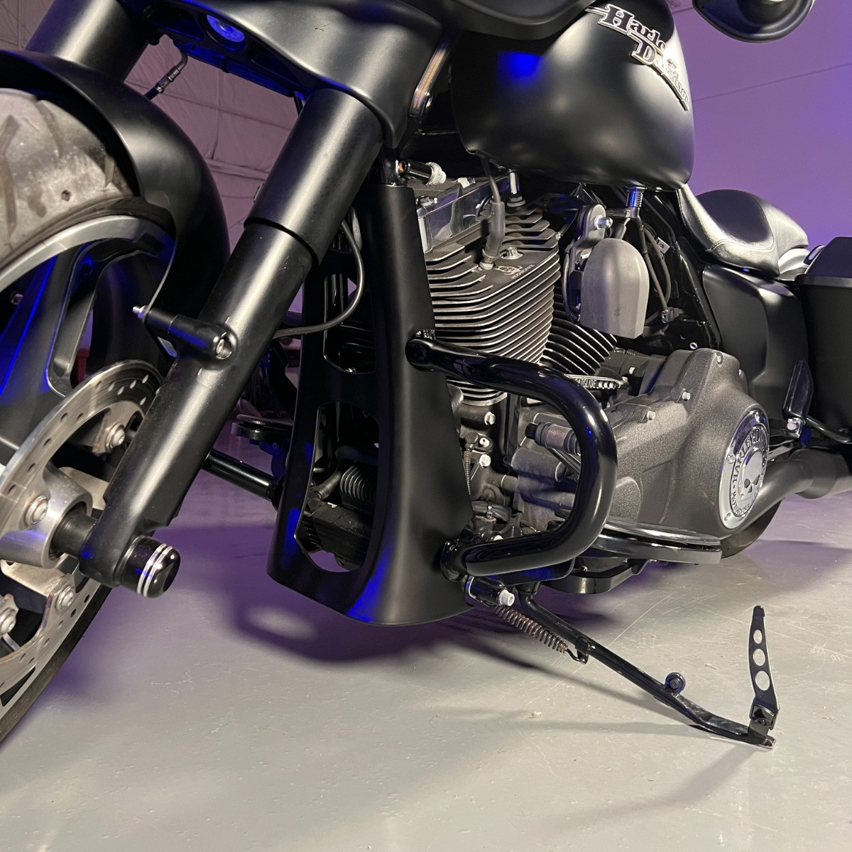 Hogworks Chin Spoiler for Chopped Engine Guard for Harley® Touring '14-'25