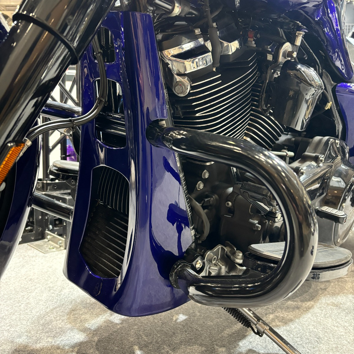 Hogworks Chin Spoiler for Chopped Engine Guard for Harley® Touring '14-'25