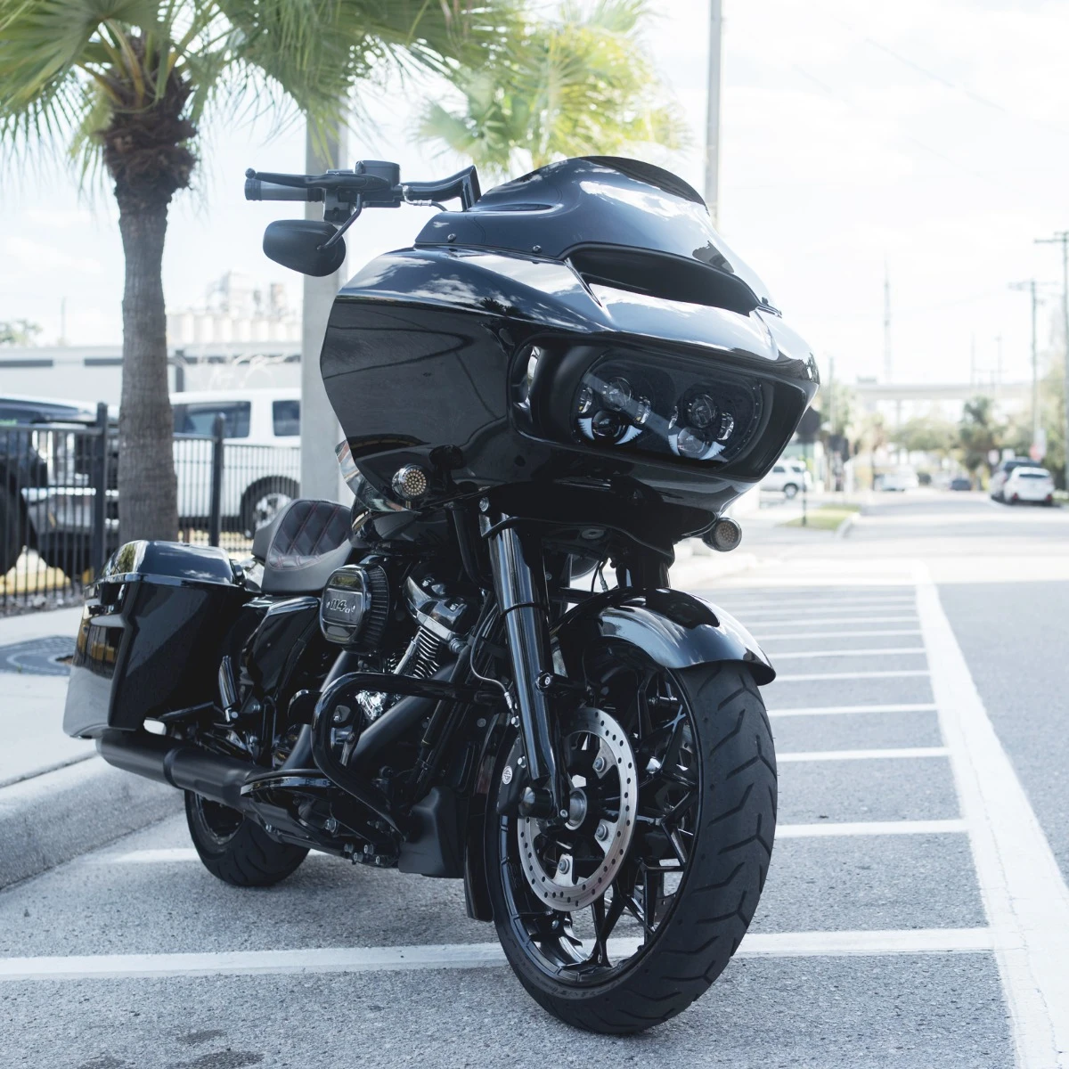 Hogworks 19" Wrapped Front Fender for Harley® Touring '96-'25
