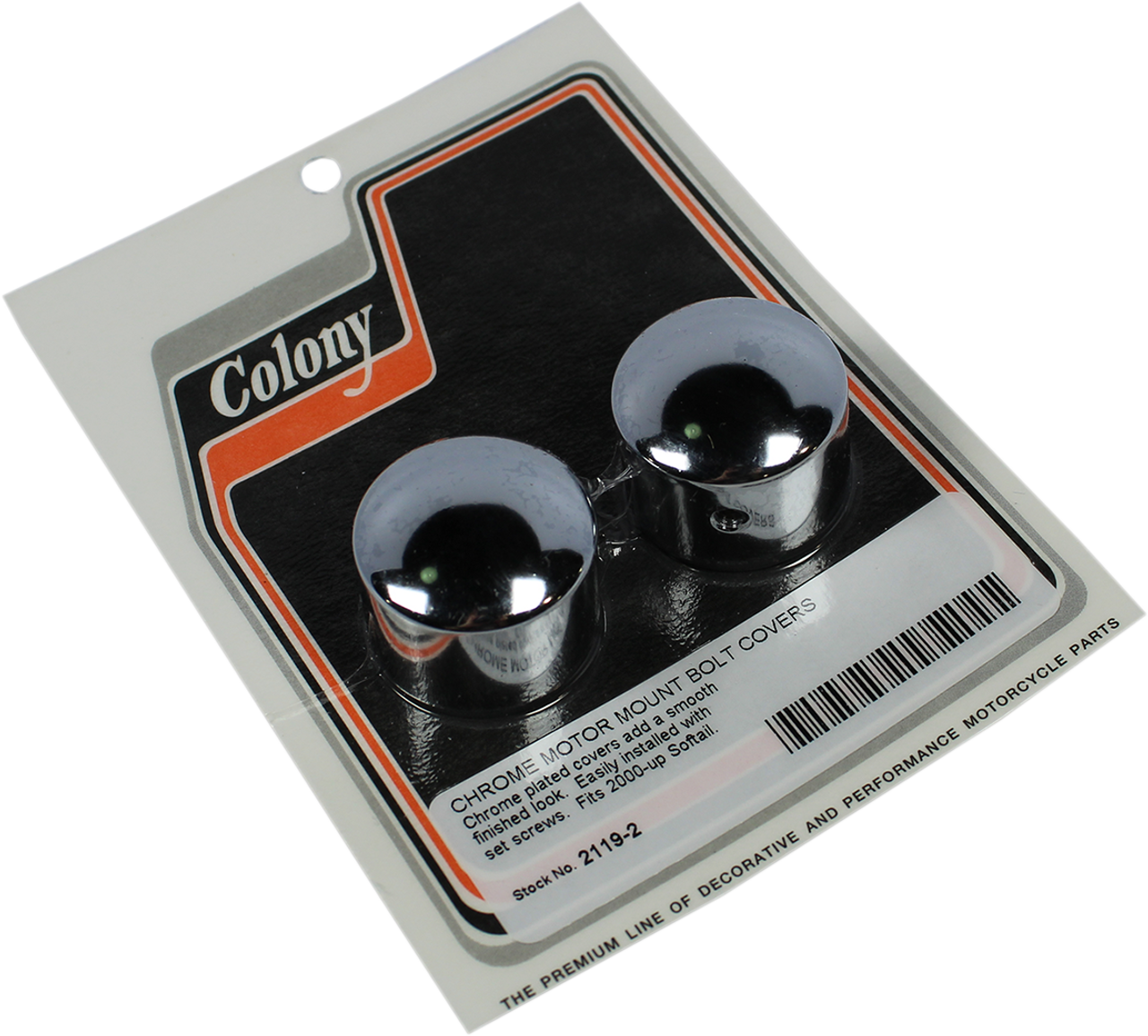 Motor Mount Bolt Cover - FLST 00+