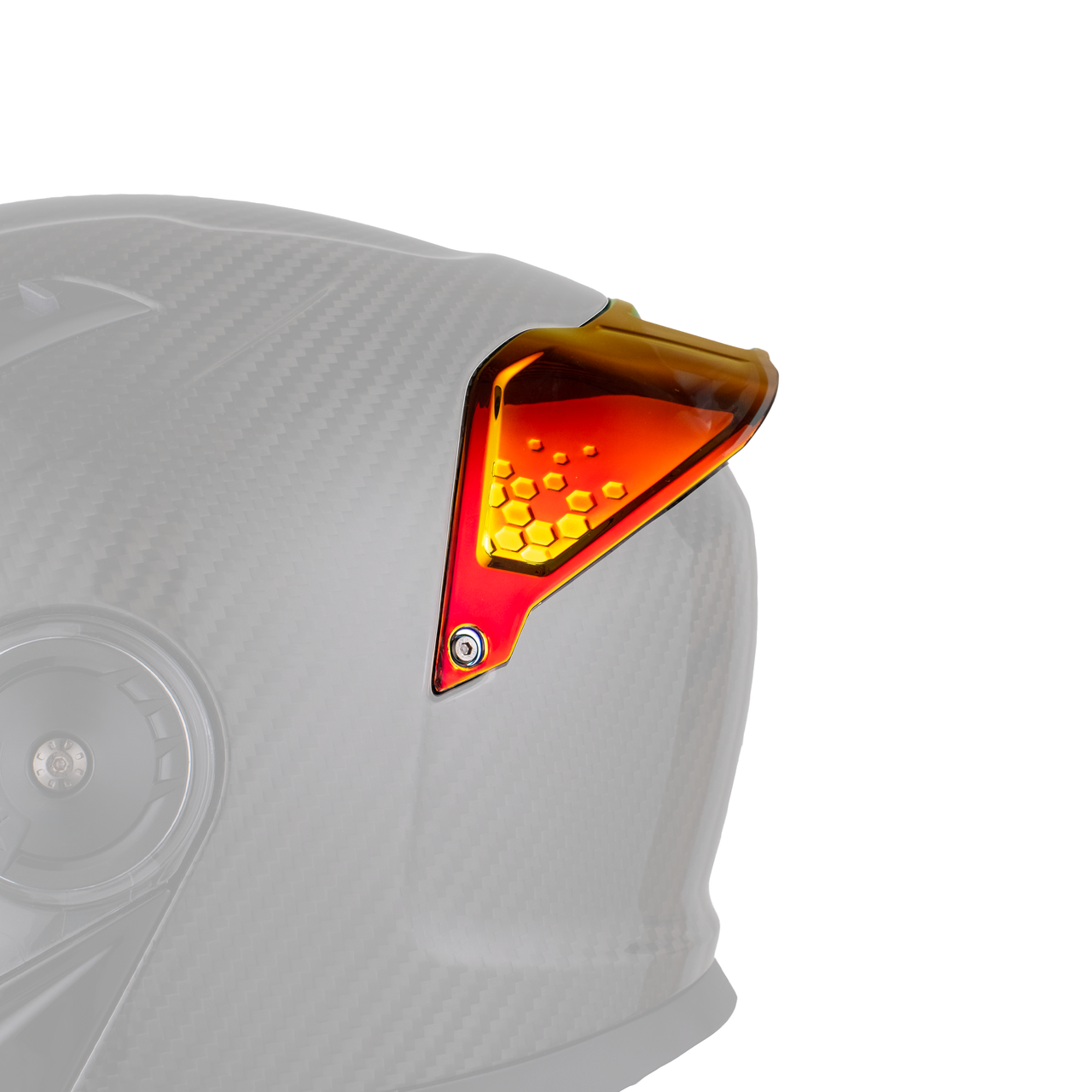 Daytona Helmets C6 Rear Spoiler Revo- Red