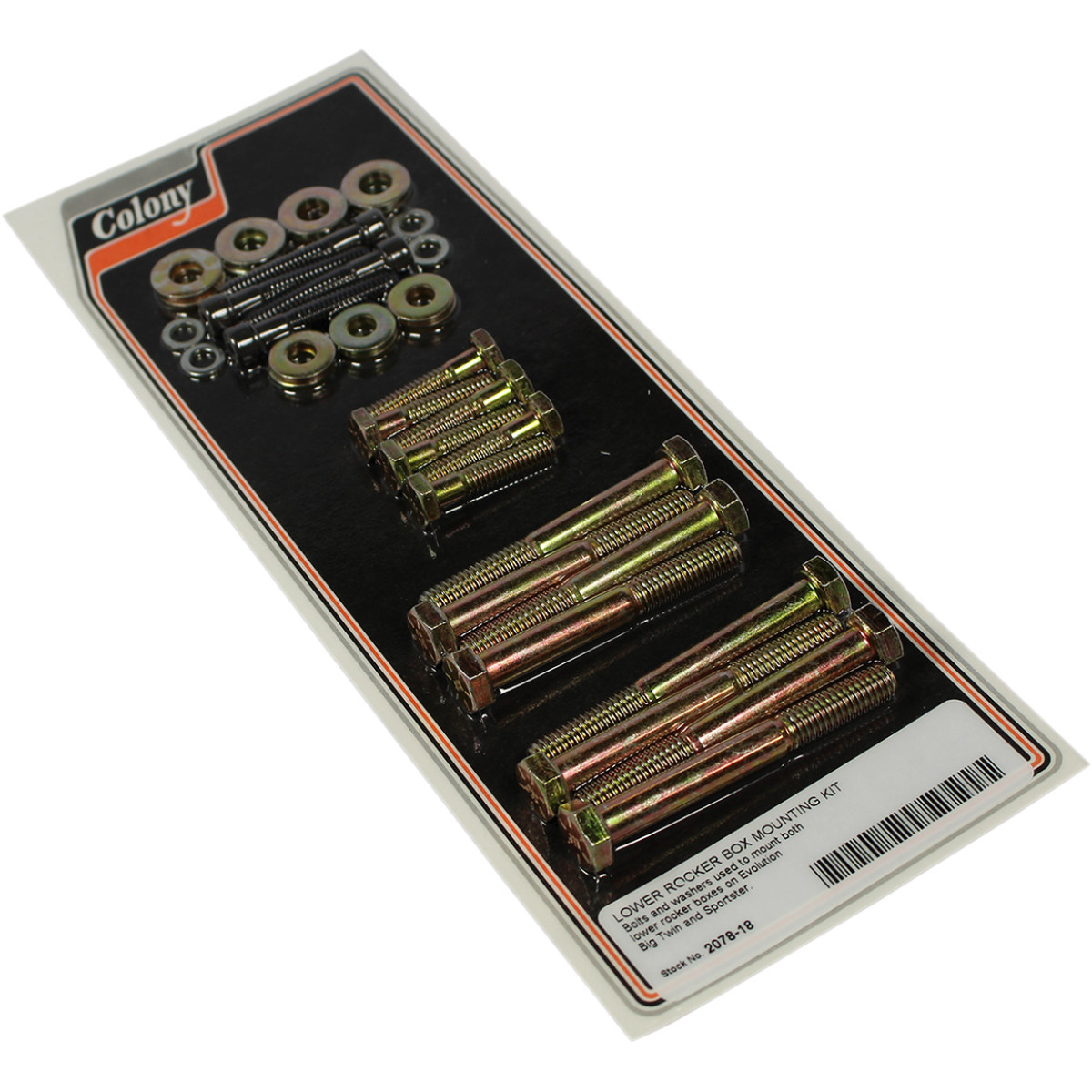 Colony #2078-18 - Bolt Kit - Rocker Box
