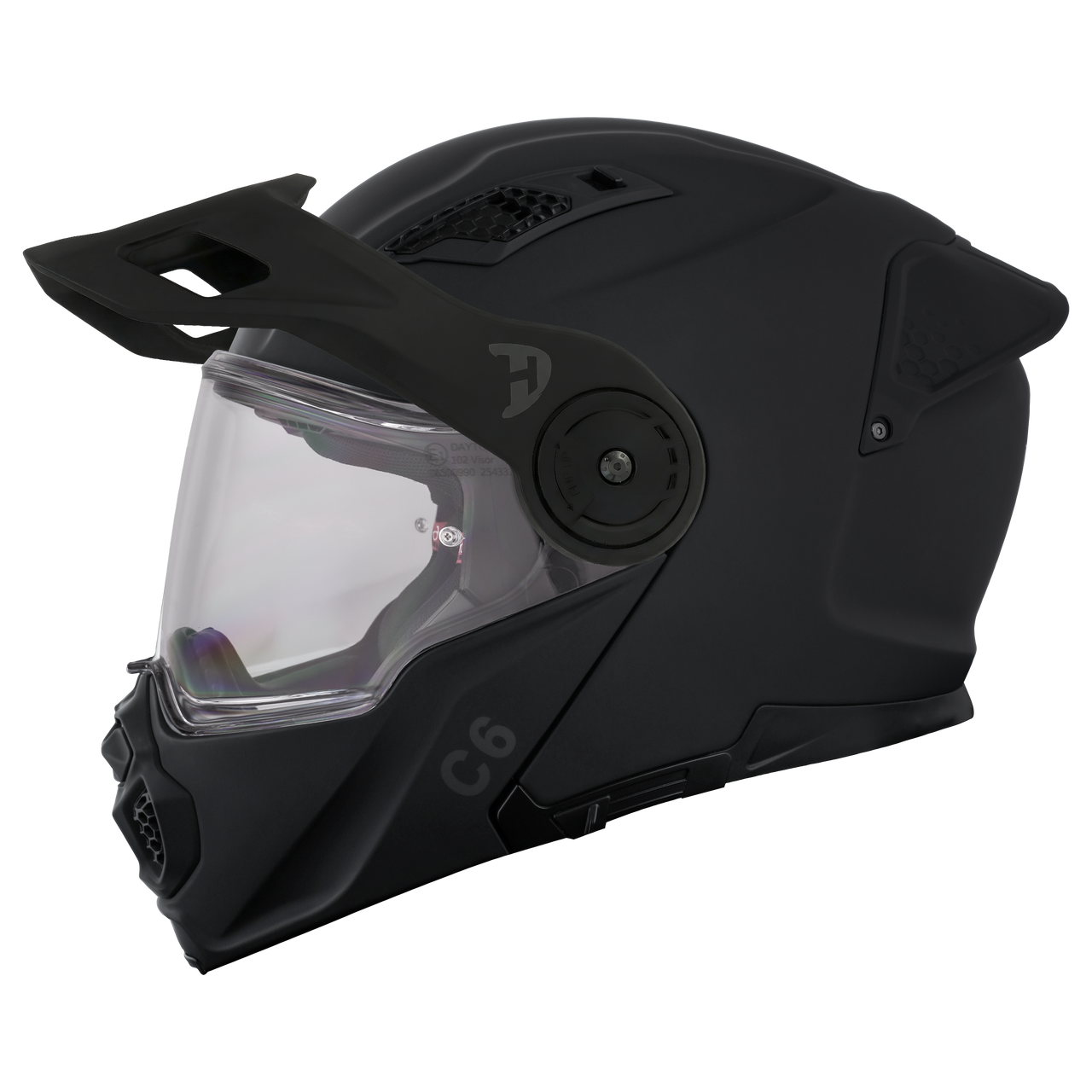 Daytona Helmets D.O.T. & ECE Daytona C6- Dull Black