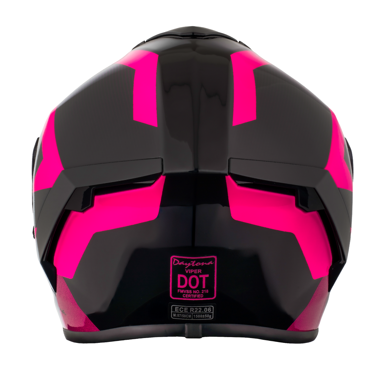 Daytona Helmets D.O.T. & ECE Daytona Viper- W/ Cyberpink