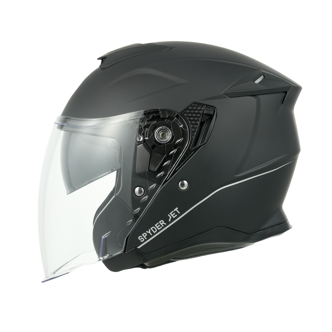 Daytona Helmets D.O.T. & ECE Daytona Spyder Jet- Dull Black