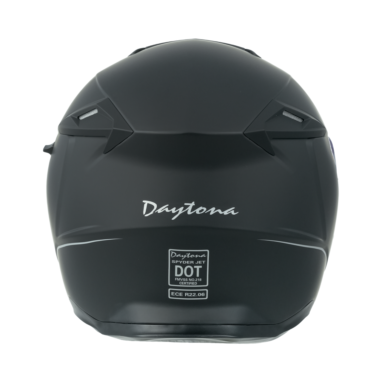 Daytona Helmets D.O.T. & ECE Daytona Spyder Jet- Dull Black