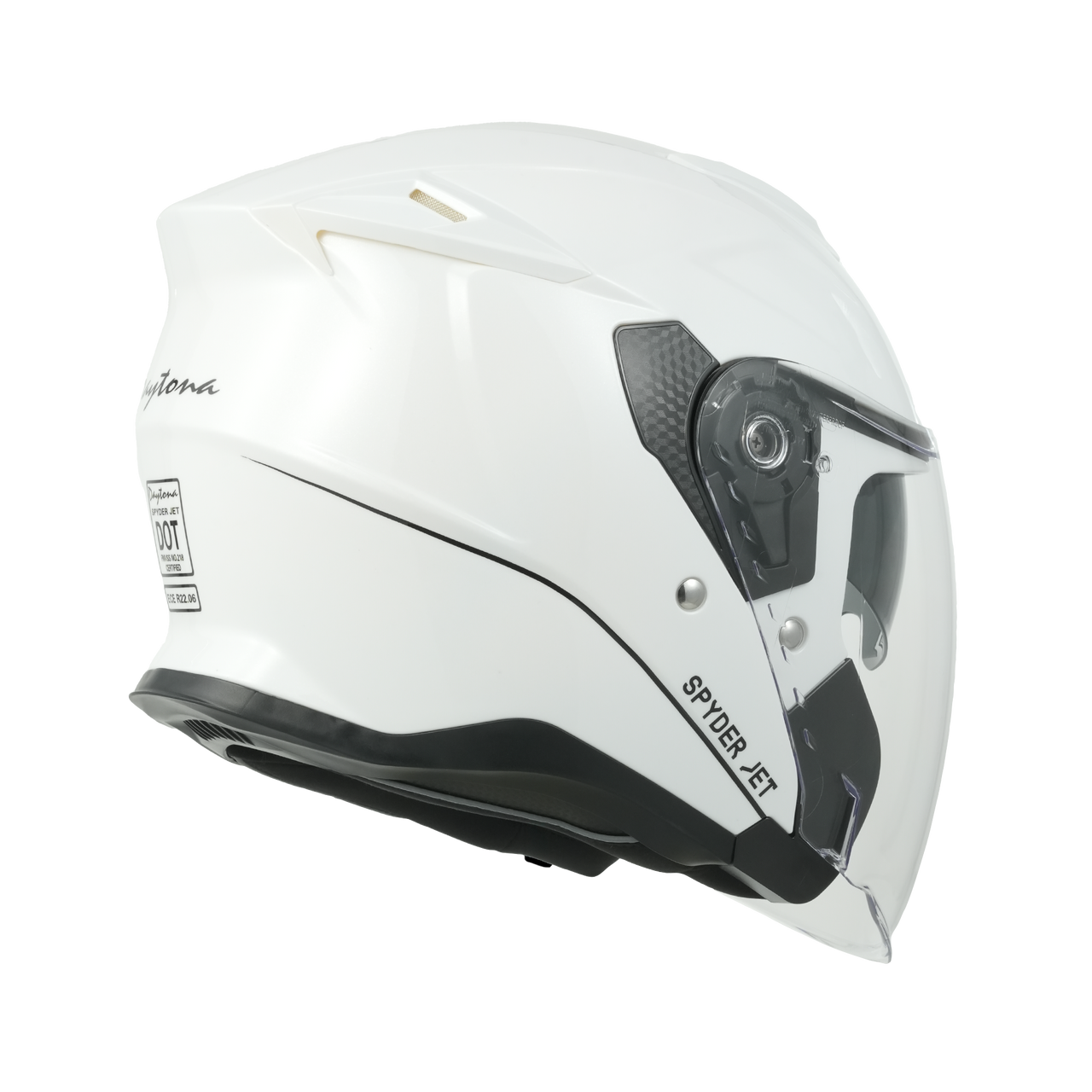 D.O.T. & ECE Daytona Spyder Jet- Hi-Gloss White