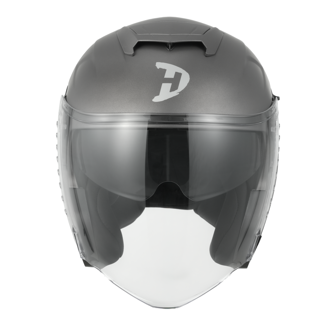 D.O.T. & ECE Daytona Spyder Jet- Gun Metal Grey Dull Metallic