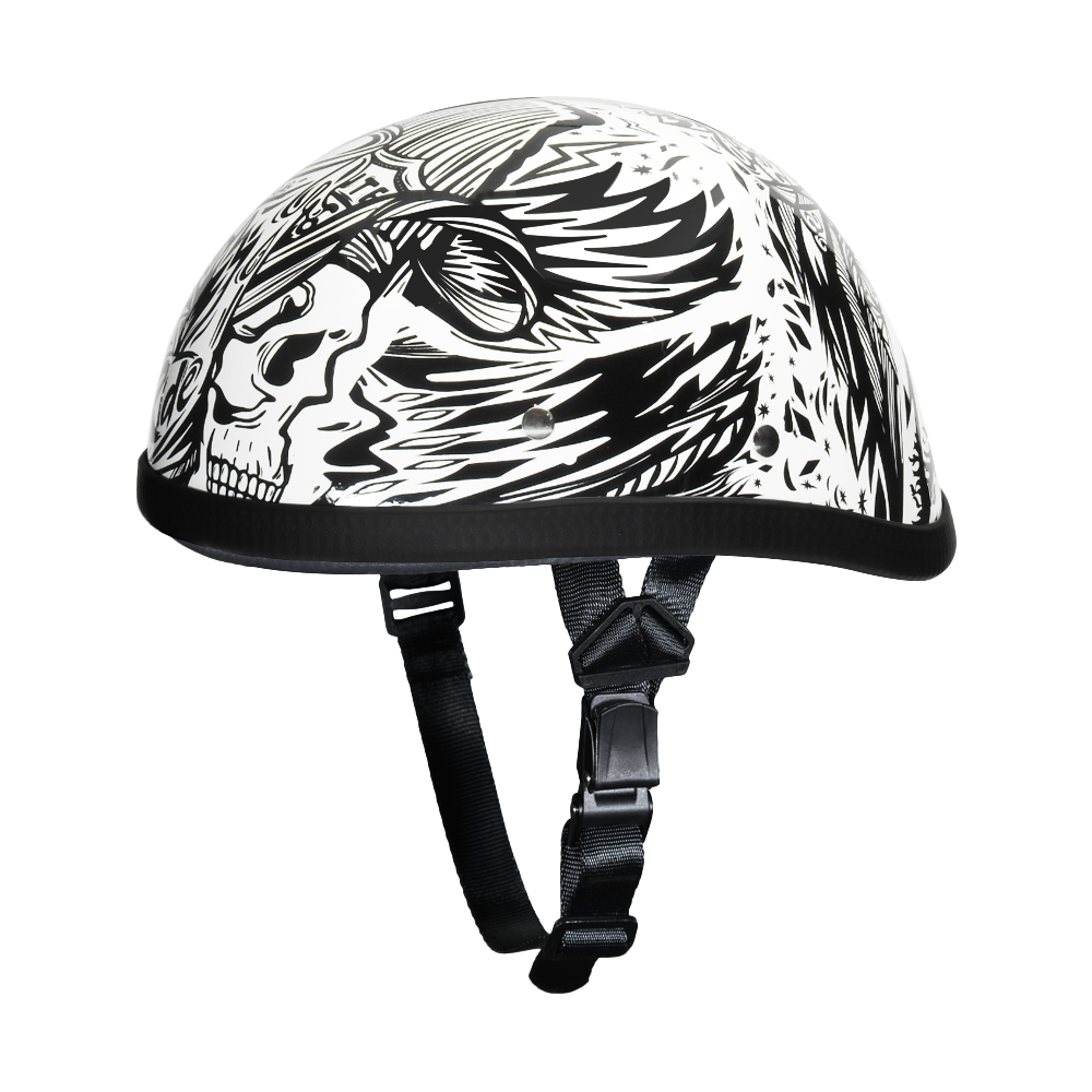 Daytona Helmets Novelty Eagle- W/ Live Fast