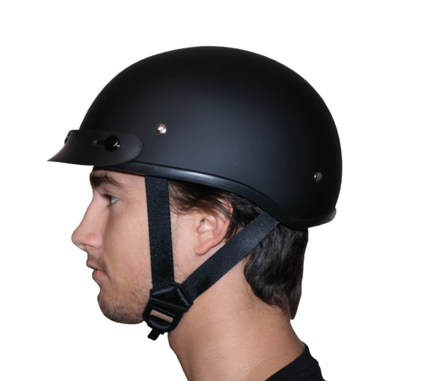 Daytona Helmets DOT Approved Daytona Motorcycle Half Face Helmet - Skull Cap Graphics for Men & Women, Scooters, ATVs, UTVs & Choppers - W/ Live Fast