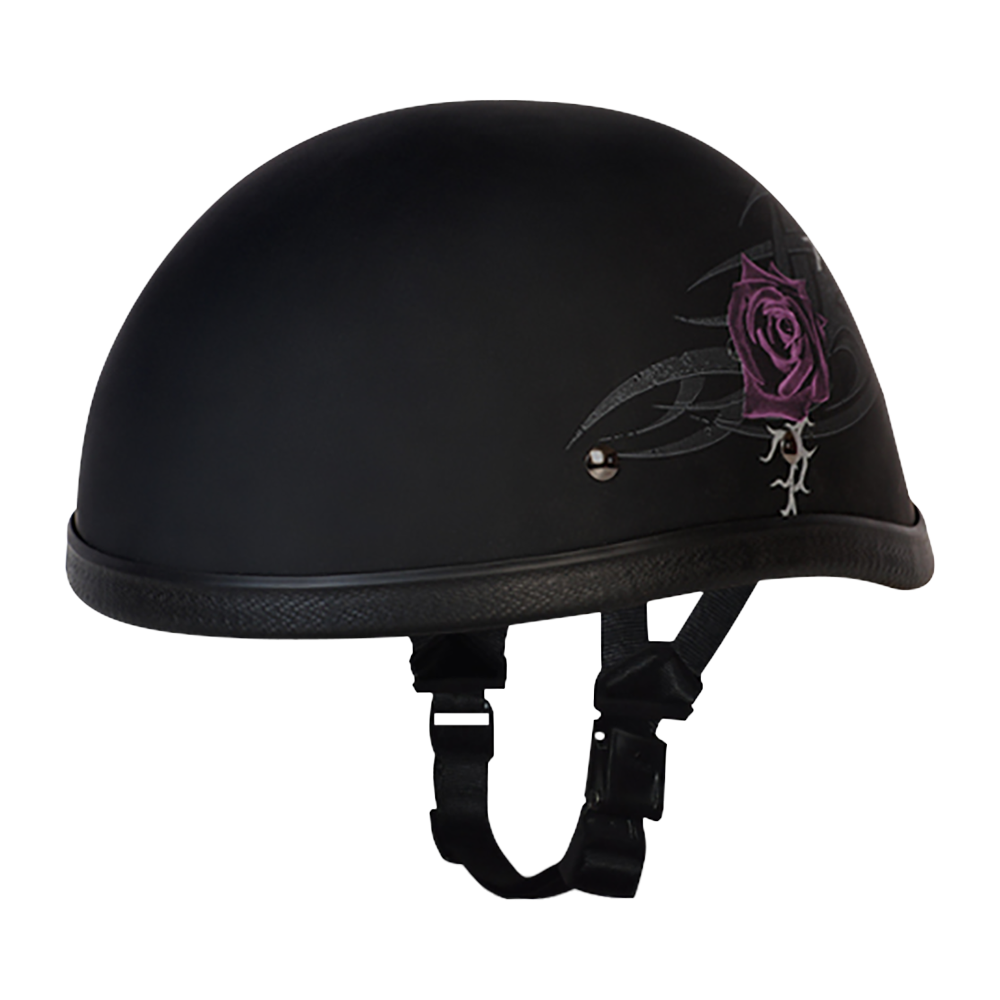 Daytona Helmets Novelty Eagle- W/ Purple Rose