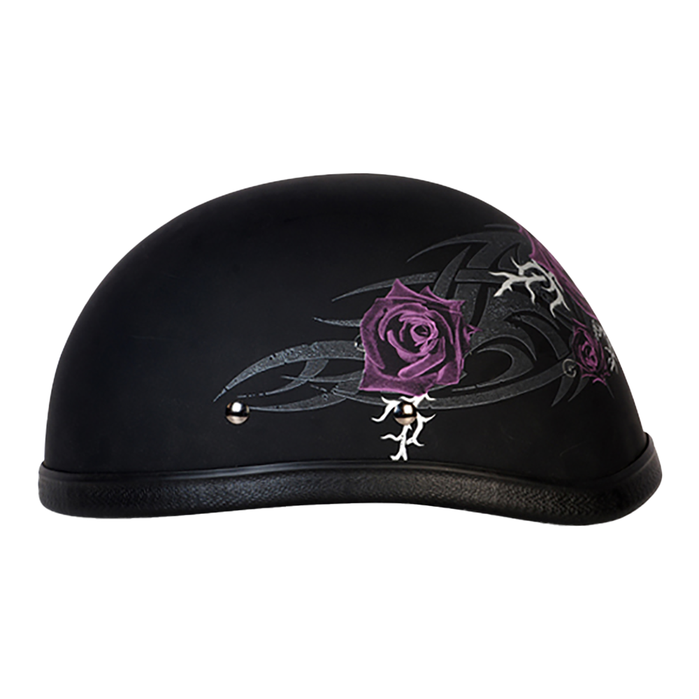 Daytona Helmets Novelty Eagle- W/ Purple Rose