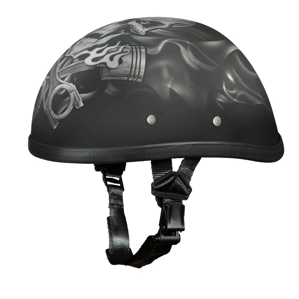 Daytona Helmets Novelty Eagle- W/ Pistons Skull