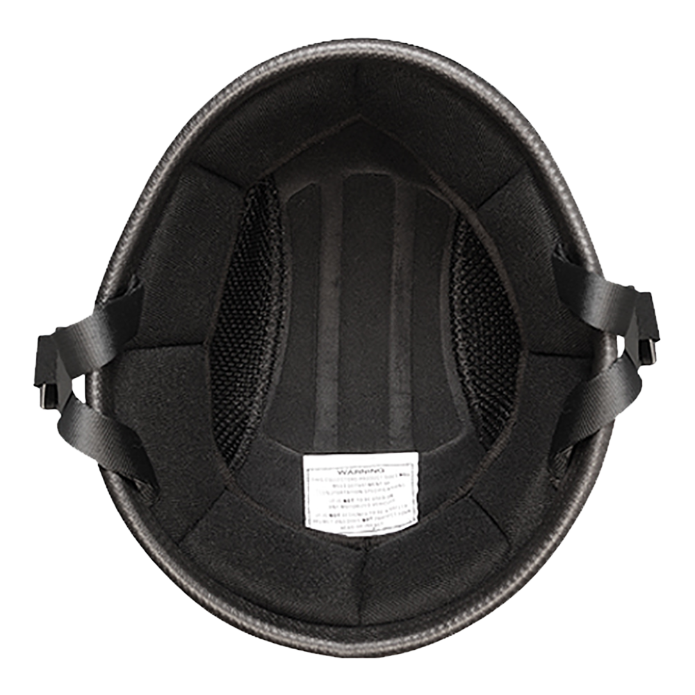 Daytona Helmets Novelty Smokey W/O Snaps- Dull Black