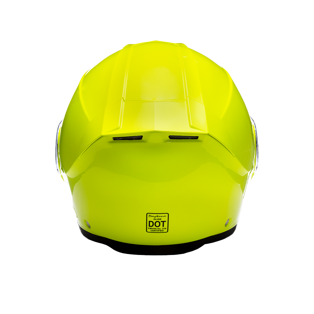 Daytona Helmets D.O.T. & ECE Daytona Glide- Fluorescent Yellow