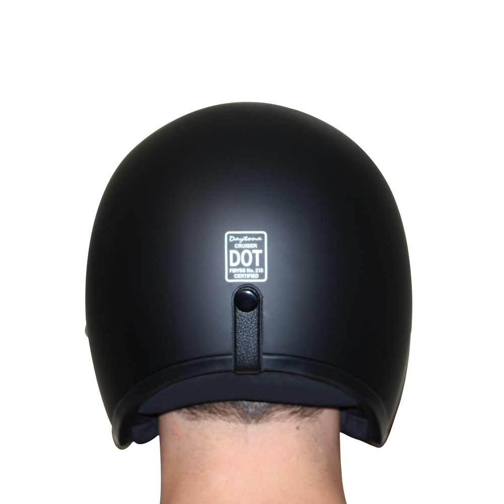 Daytona Helmets DOT Approved Daytona Cruiser Open Face Motorcycle Helmet - Men, Women & Youth - With Visor & Graphics - W/ Captain America