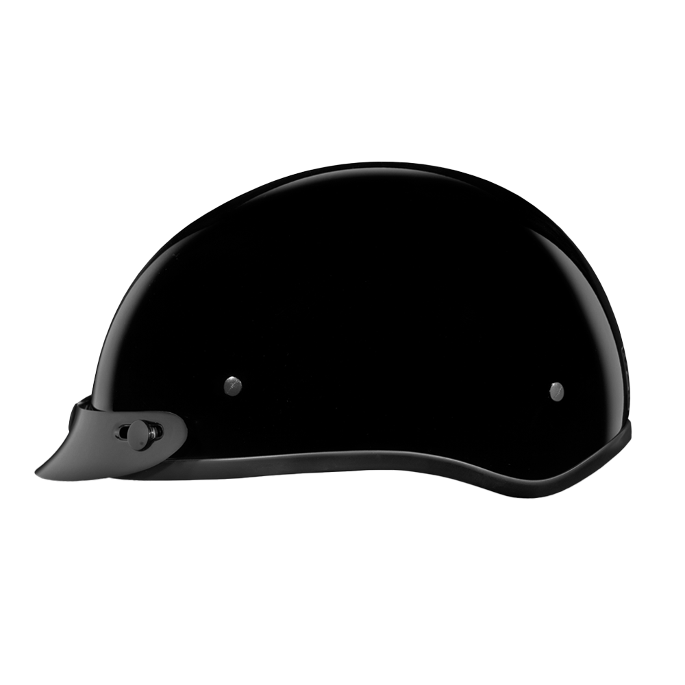 Daytona Helmets D.O.T. Daytona Skull Cap Jr.- Hi-Gloss Black