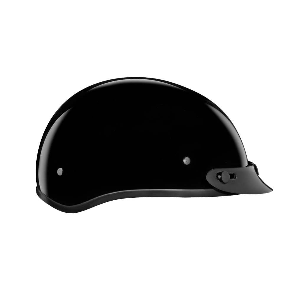 Daytona Helmets D.O.T. Daytona Skull Cap Jr.- Hi-Gloss Black