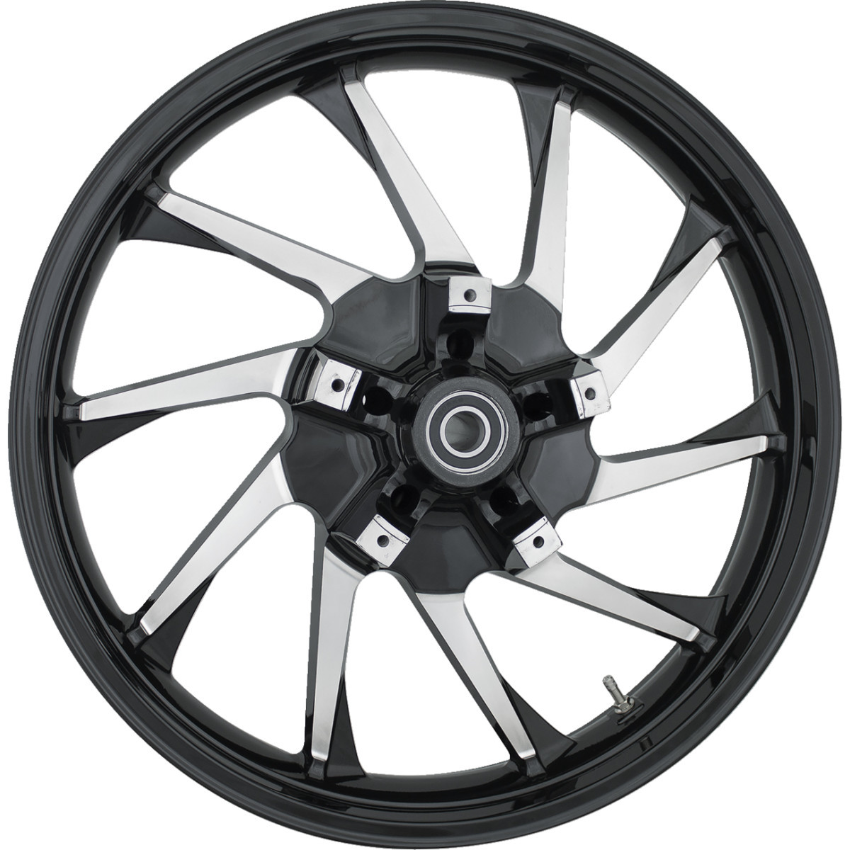 Coastal Moto #3D-HUR213BC - Wheel - Hurricane 3D - Front - Dual Disc/without ABS - Black - 21x3.5 - '08+ FL