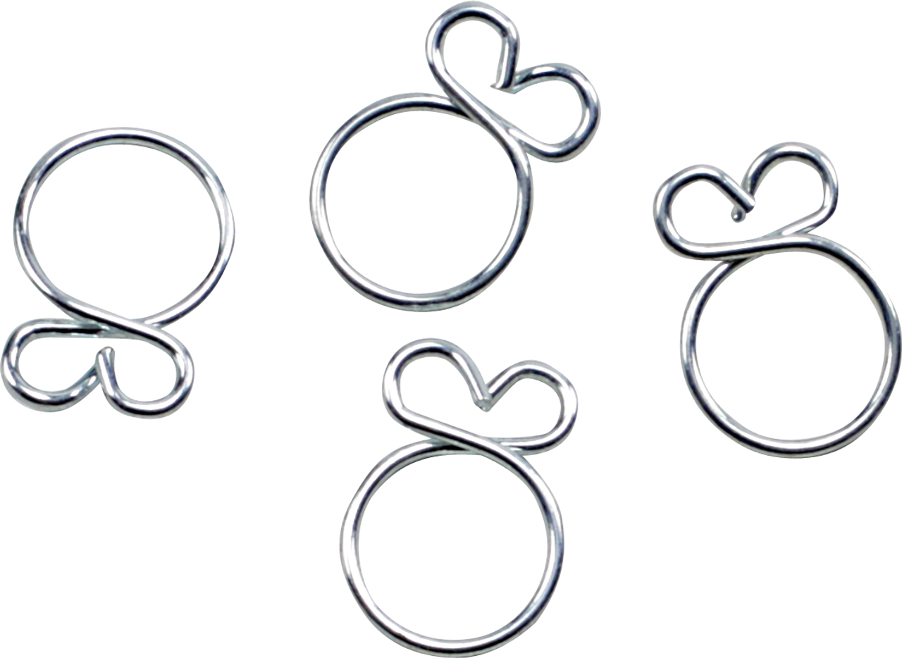 Wire Clamp Refill - Silver - 4-Pack