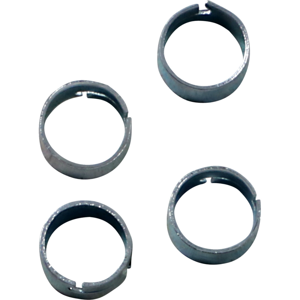 ALL Balls #FS00060 - Refill Clamp Kit - Fuel Line/Band - Earless - Silver - 10 mm - 4 Pack