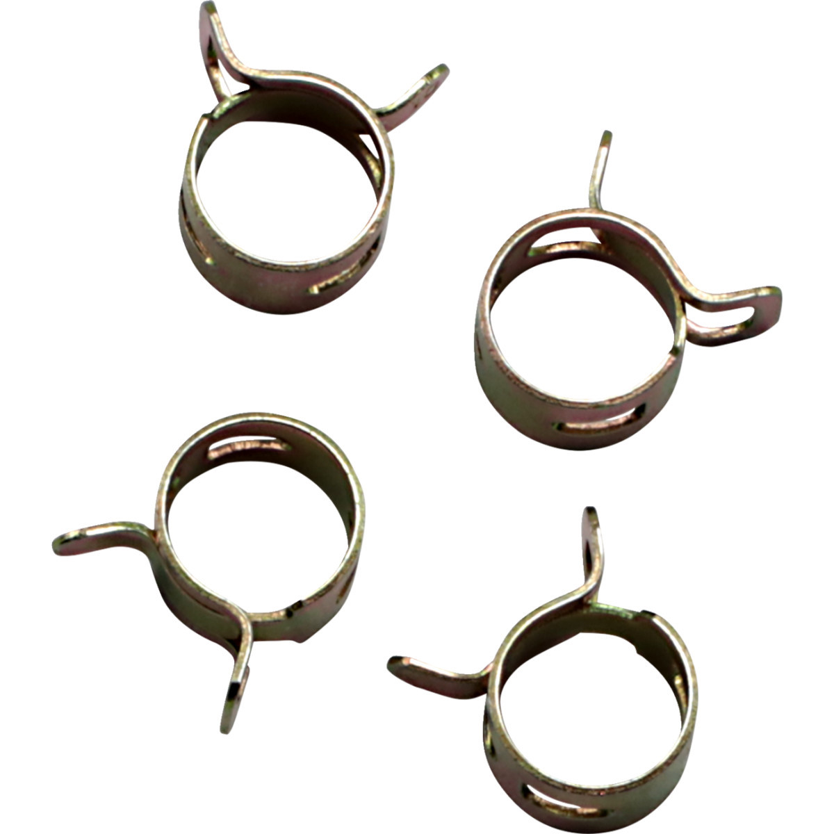 ALL Balls #FS00055 - Refill Clamp Kit - Fuel Line/Band - Parallel Ear - Gold - 10.4 mm - 4 Pack