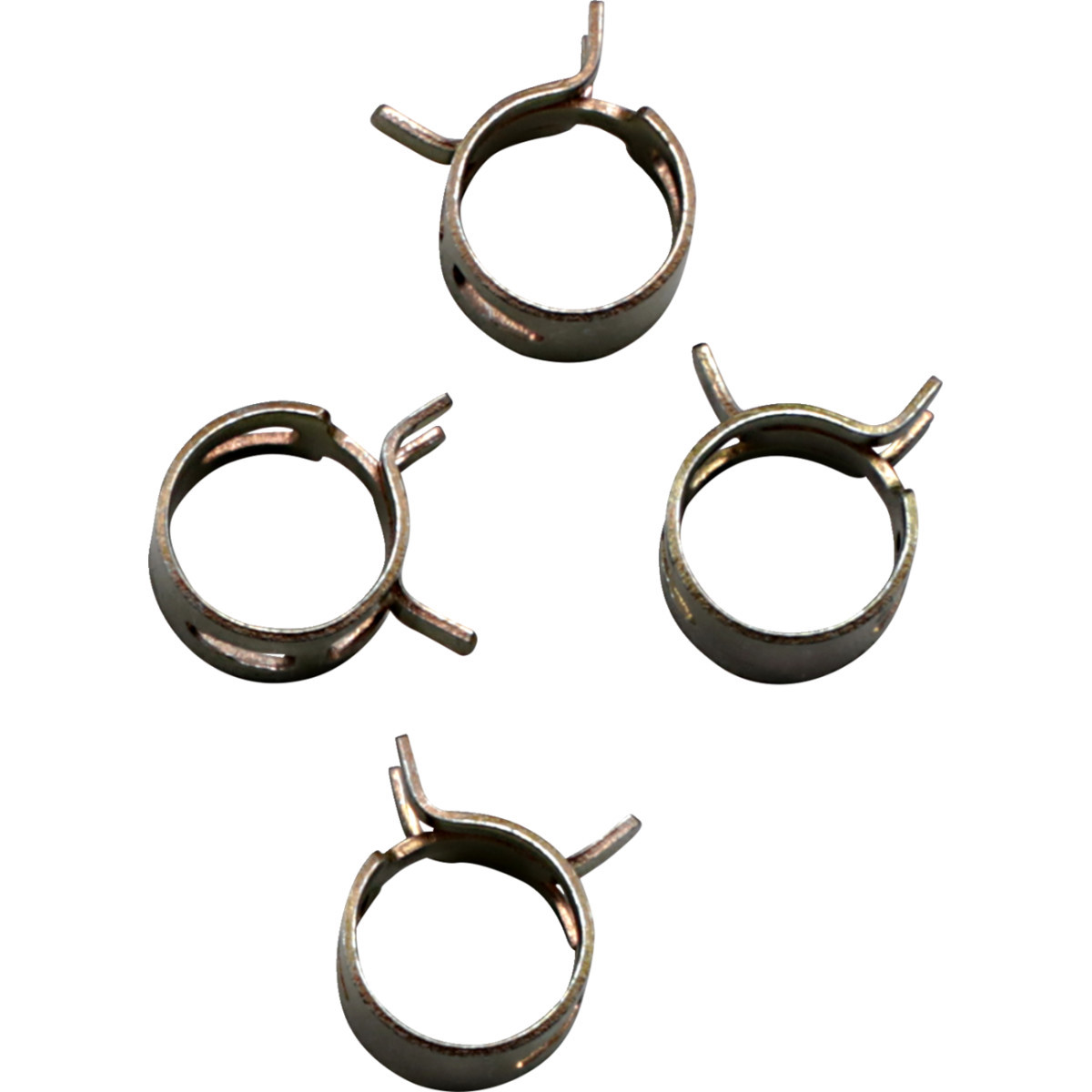 ALL Balls #FS00056 - Refill Clamp Kit - Fuel Line/Band - Parallel Ear - Gold - 12 mm - 4 Pack