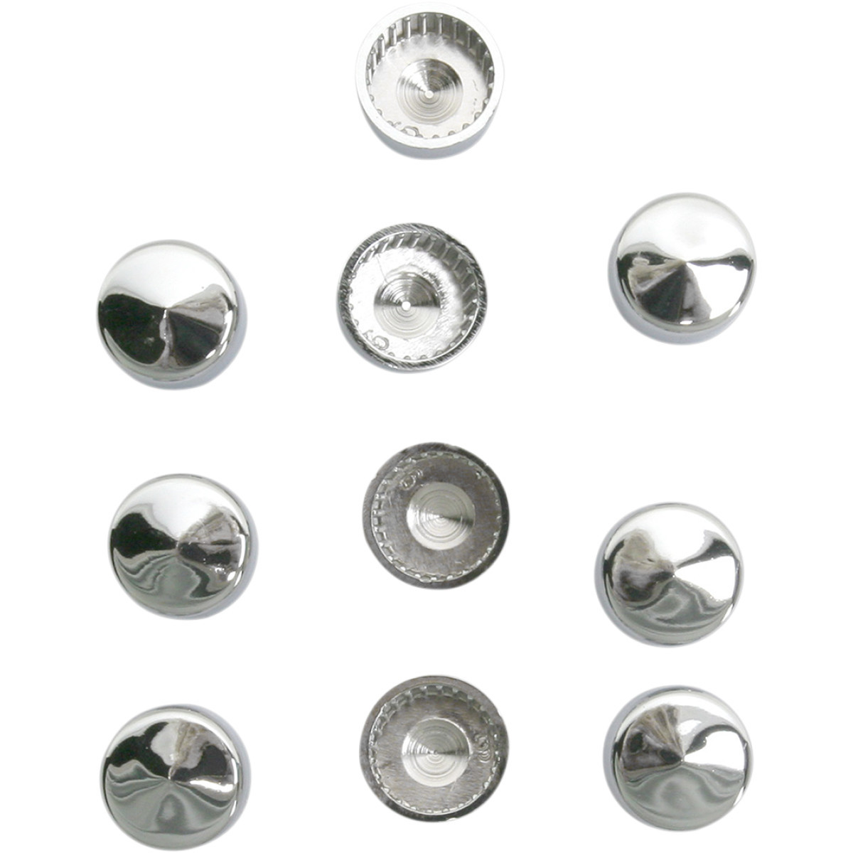 Drag Specialties - Bolt Covers - Hex - 1/2" - Chrome - 10 Pack