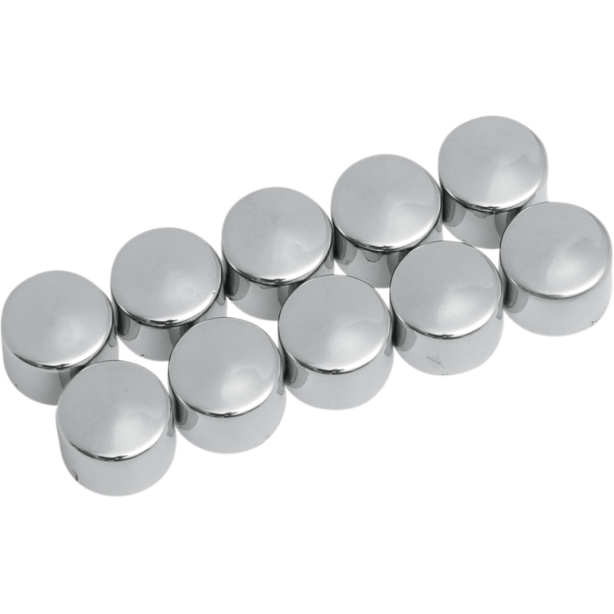 Drag Specialties - Bolt Covers - Allen/Socket - 1/4" - Chrome - 10 Pack