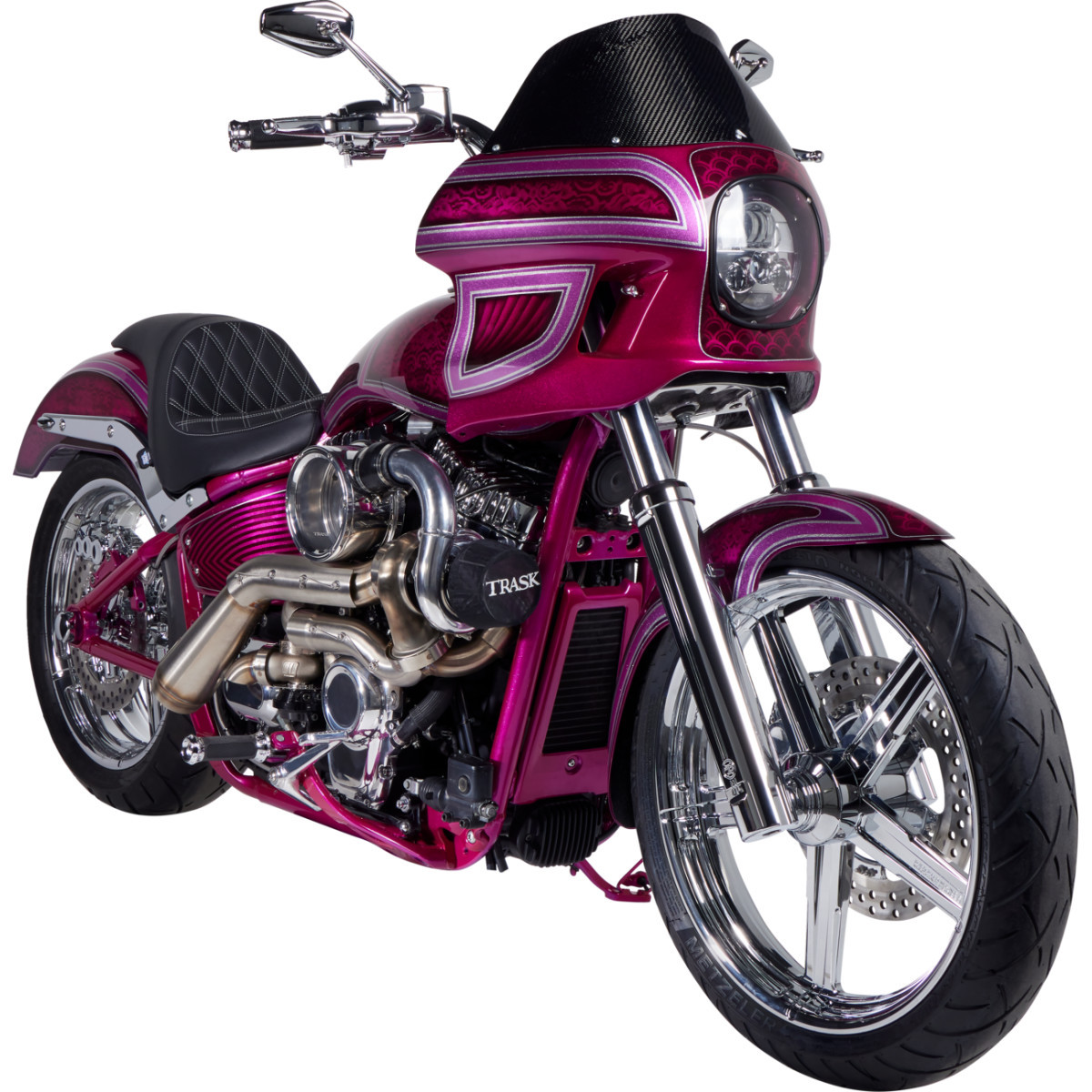 Custom Cycle Engineering #710003 - Fork Tubes - 49 mm - 23.75" - Hard Chrome - Standard