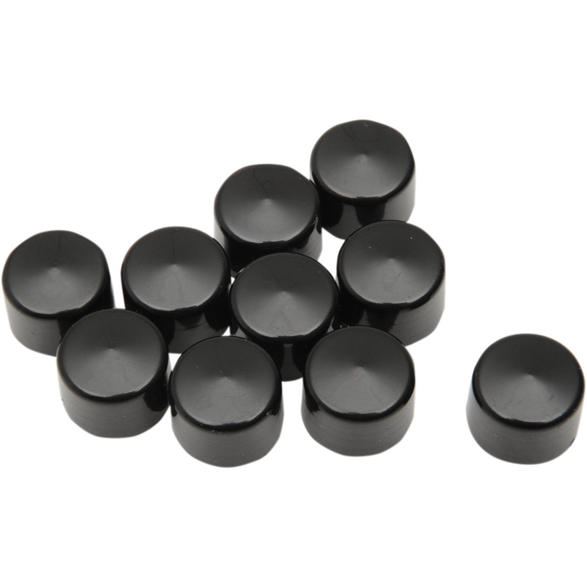 Drag Specialties - Bolt Covers - Allen/Socket - 3/16" - Black - 10 Pack