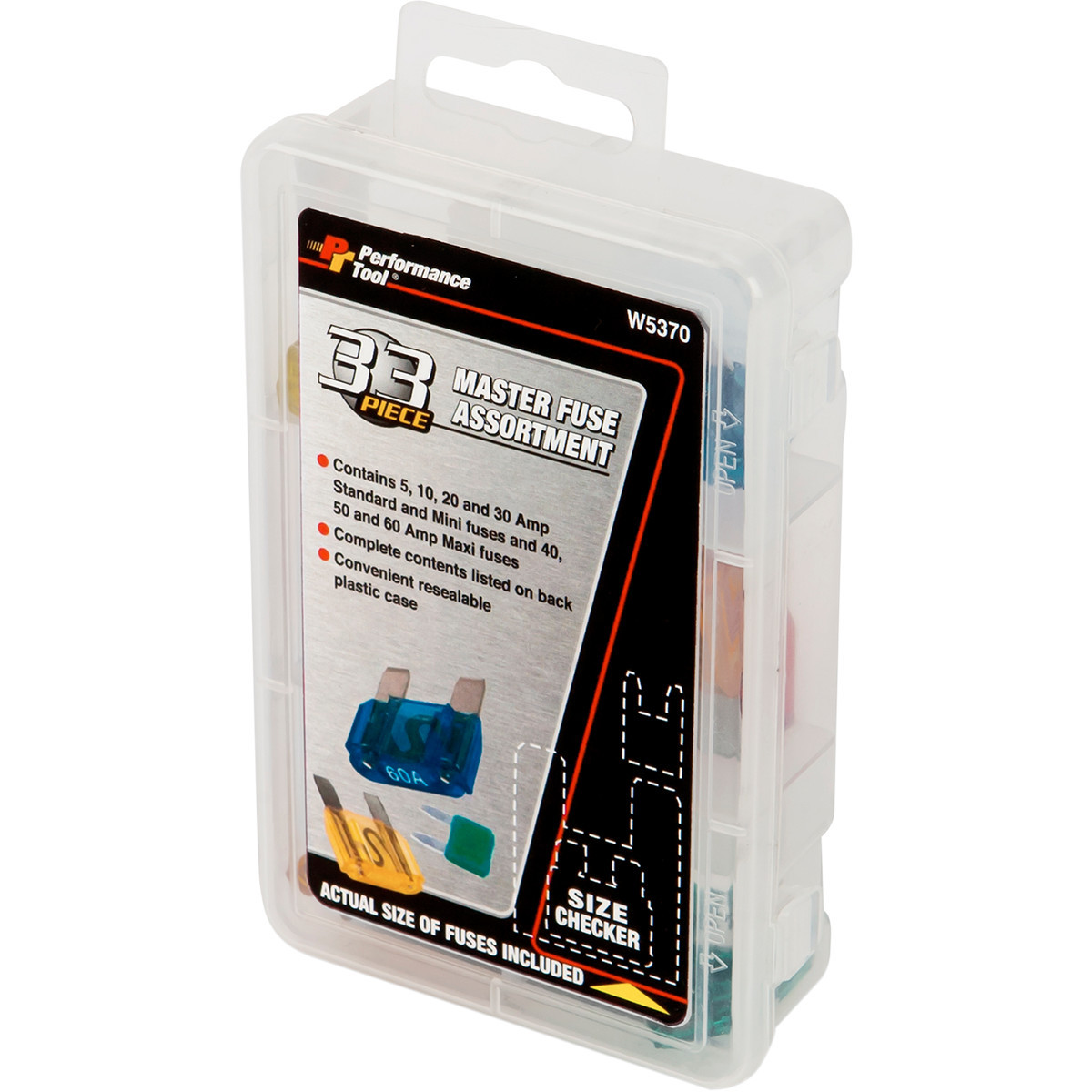 Performance Tool #W5370 - Fuse Assortment - Master - 33 Pack