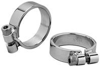Custom Chrome Aircraft-Style Exhaust Clamp Fit For Harley Panheads 48-65 Replace for 65274-88T