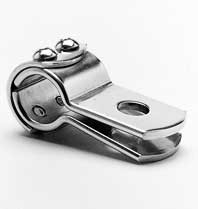 Custom Chrome 1-1/8" 3 Piece Universal Chrome Frame Tube Clamp Fit For Harley Models & Customs