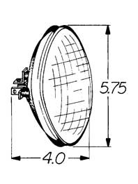 SEALED BEAM 12V (4467)