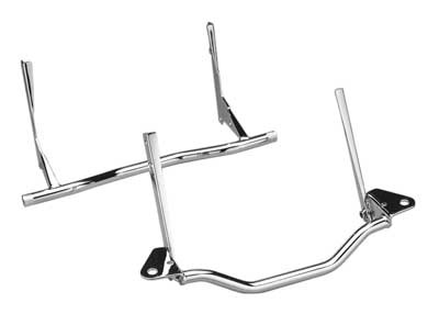 Custom Chrome Spotlight Passing Lamp Mount Bracket Bar Chrome Fit For Harley 4-speed FL 68-84