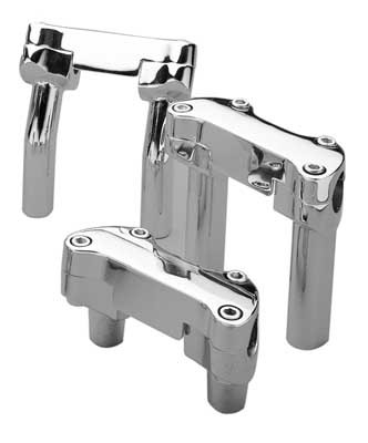 Custom Chrome Handlebar Riser Top Clamp Kits Fits for all models 1974-Up 3 1/2" Riser Spacing