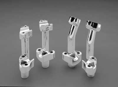 Custom Chrome 4-1/2" Handlebar Riser Fits for Harley FXWG from 1980-1986 Replaces For 6063-82A